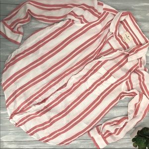 Francesca’s plaid shirt